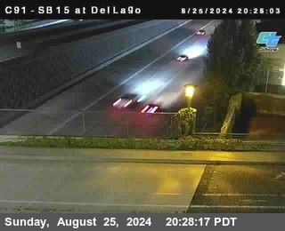 SB 15 at Del Lago bridge