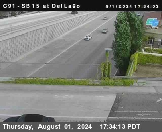 SB 15 at Del Lago bridge