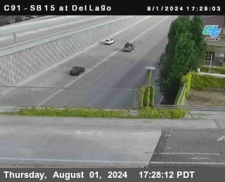 SB 15 at Del Lago bridge