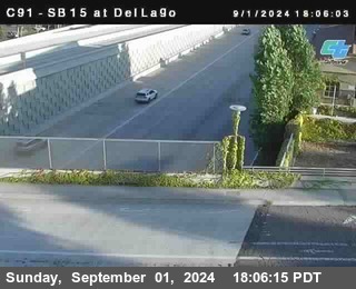 SB 15 at Del Lago bridge