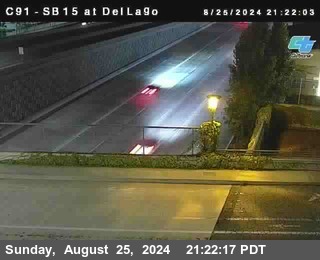 SB 15 at Del Lago bridge