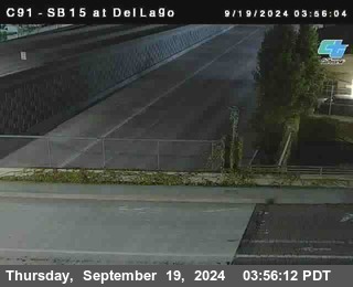 SB 15 at Del Lago bridge