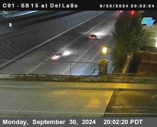 SB 15 at Del Lago bridge