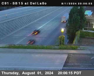 SB 15 at Del Lago bridge