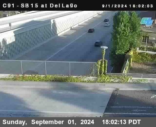 SB 15 at Del Lago bridge