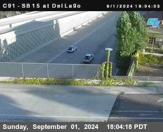 SB 15 at Del Lago bridge