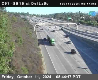 SB 15 at Del Lago bridge