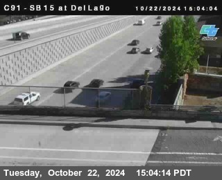 SB 15 at Del Lago bridge