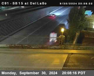 SB 15 at Del Lago bridge