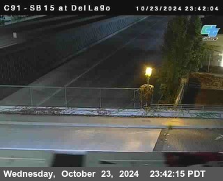 SB 15 at Del Lago bridge