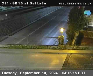 SB 15 at Del Lago bridge