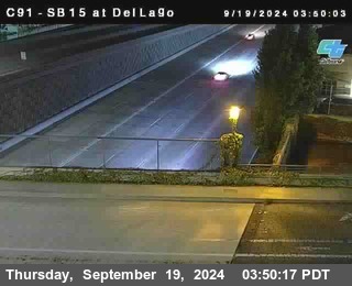 SB 15 at Del Lago bridge