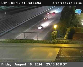 SB 15 at Del Lago bridge