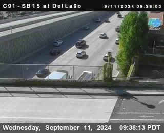 SB 15 at Del Lago bridge