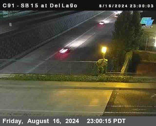 SB 15 at Del Lago bridge