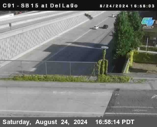 SB 15 at Del Lago bridge