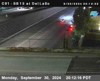 SB 15 at Del Lago bridge