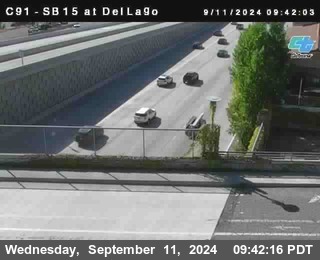 SB 15 at Del Lago bridge