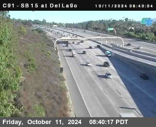 SB 15 at Del Lago bridge