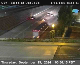 SB 15 at Del Lago bridge