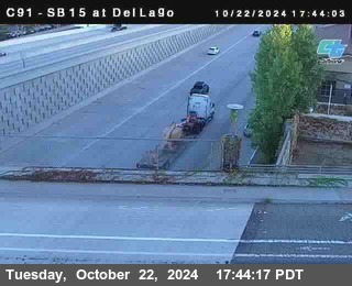 SB 15 at Del Lago bridge