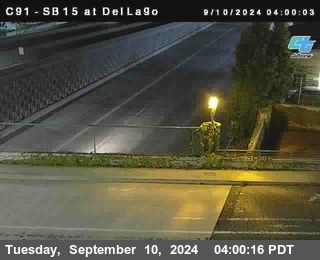 SB 15 at Del Lago bridge