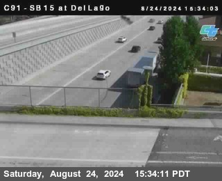 SB 15 at Del Lago bridge