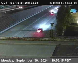 SB 15 at Del Lago bridge