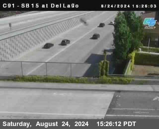 SB 15 at Del Lago bridge