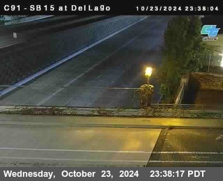 SB 15 at Del Lago bridge