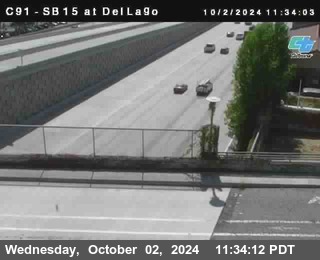 SB 15 at Del Lago bridge