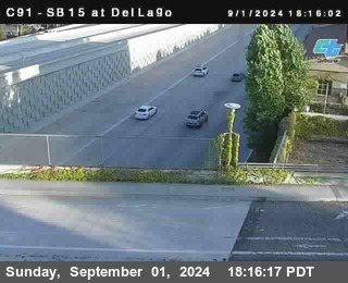 SB 15 at Del Lago bridge