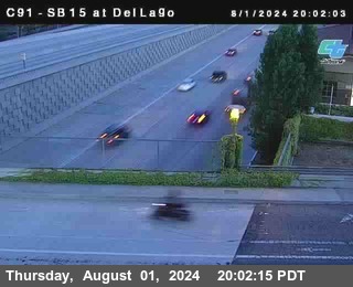 SB 15 at Del Lago bridge