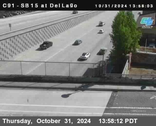 SB 15 at Del Lago bridge