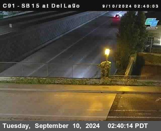 SB 15 at Del Lago bridge