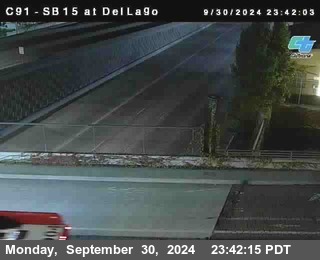 SB 15 at Del Lago bridge