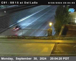 SB 15 at Del Lago bridge