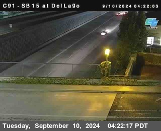 SB 15 at Del Lago bridge