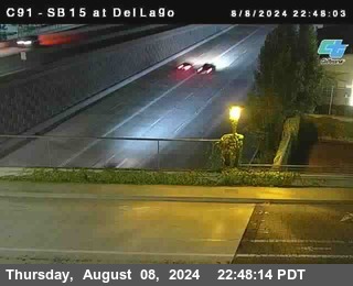 SB 15 at Del Lago bridge