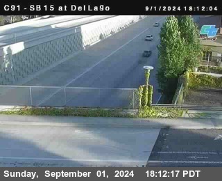 SB 15 at Del Lago bridge