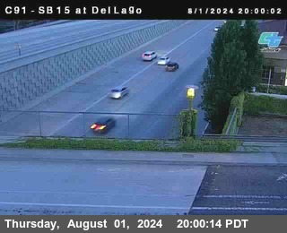 SB 15 at Del Lago bridge