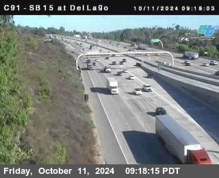 SB 15 at Del Lago bridge