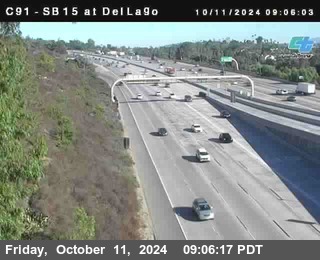 SB 15 at Del Lago bridge