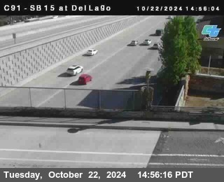 SB 15 at Del Lago bridge