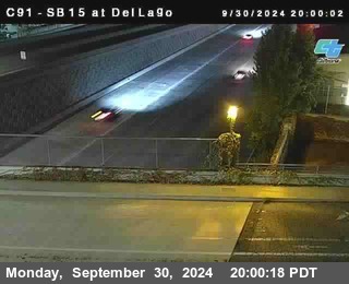 SB 15 at Del Lago bridge