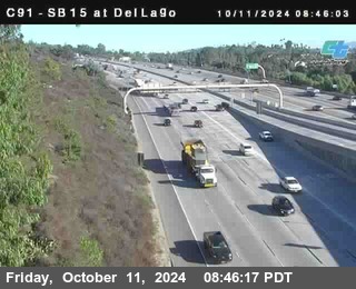 SB 15 at Del Lago bridge