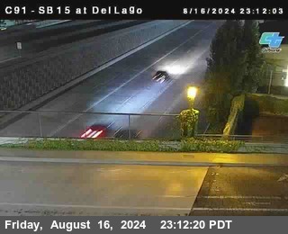 SB 15 at Del Lago bridge