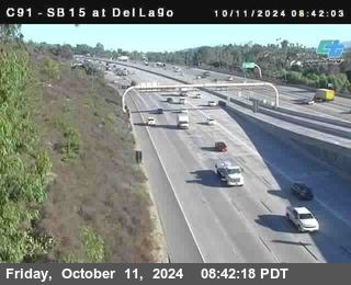 SB 15 at Del Lago bridge