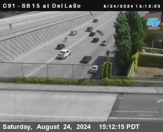 SB 15 at Del Lago bridge