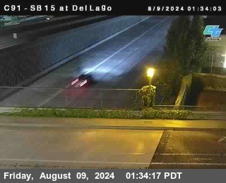 SB 15 at Del Lago bridge